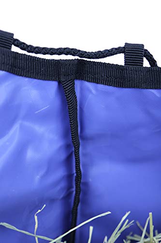 Derby Originals Heavy Duty 1200D Horse Hay Bag – Patented Ventilation Windows, Anti-Waste Feeding Design, Holds 2-3 Flakes, Slow Feed Front Opening, 6-Month Warranty - color: Red