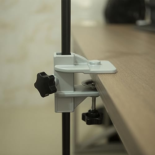 2Pack Pet Grooming Table Arms Clamp Metal, Heavy Duty Aluminium Alloy Dog Cat Hair Cut Holder Accessories Fixture Fixation (Inner Dia 22 * 22mm) - size: 0.2~1.1 In (2Pack)