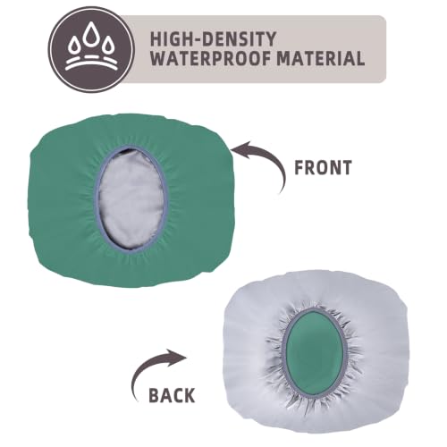 2-5 Gallon Horse Bucket Cover, Waterproof Horse Feed Bucket Cover, Lightweight and Easy to Use (Excluding Bucket, Green) - color: Green