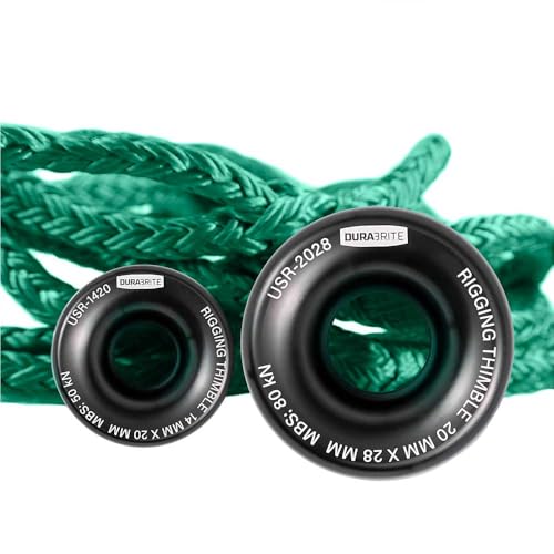 Pelican Rope 3/4" - 15 FT - Green Adjustable Rigging Block Sling with Aluminum Ring - 20,000 LBS MBS / 2,000 LBS WLL, 12 Strand, Polyester, Arborist Sling, Tree Climbing Gear - Single-Head - style: Single-Head | 3/4" – 15 FT
