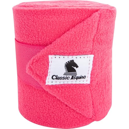 Classic Equine Hot Pink 4 Pack Polo Wraps