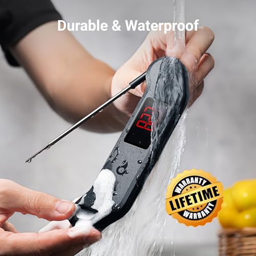 ThermoMaven 1 Sec Professional Digital Meat Thermometer, ±0.5℉ Accuracy - color: Black
