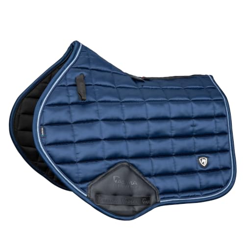 ARMA Satin Jump Saddle Pad - color: Navy, size: 17"-18"