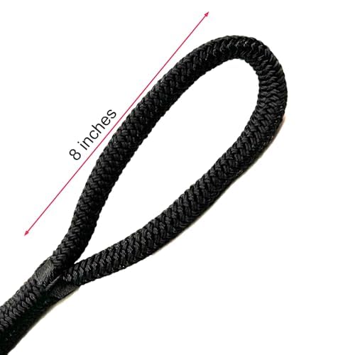 Horse Lead Rope, Double Braided Nylon Horse Lead Line, Lead Rope for Horses with Quick Halter Attachment, Soft Comfort Grip, Barn Horse Tack for Daily Use & Showing (1/2" X 15ft)