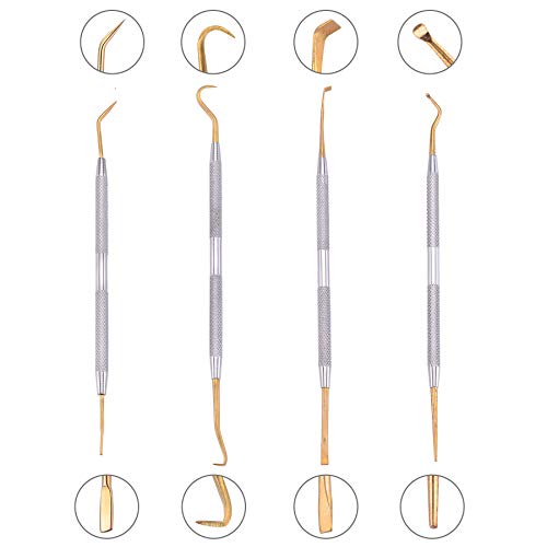 BOOSTEADY Stainless Steel Gunsmith Armorer Pick Set Cleaning Picks & Double-End Brushes