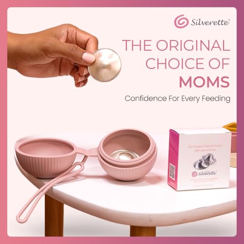 Silverette Nursing Cups, Postpartum Essentials, Real Silverette, S O-Feel - size: Small With O-Feel Silicone Rings