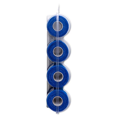 OVIK Health PowerFlex Equine – Extra Strong Self-Adhering Bandage Wrap – Wound Care, Compression & Support Bandage for Horses, Cows & Dogs – Blue, 4 inch, 4 Rolls (Resealable Case) - color: Blue