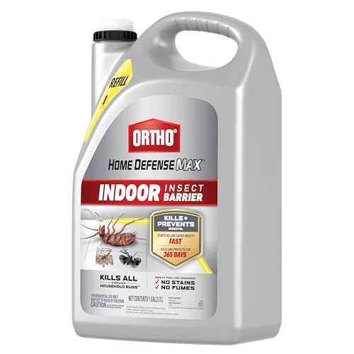 Ortho Home Defense Max Indoor Insect Barrier Bundle | 1 Extended Reach Comfort Wand and 1 Refill, 1 gal., Home Bug Killer Spray, Kills Ants, Roaches and Spiders - color: Wand & Refill