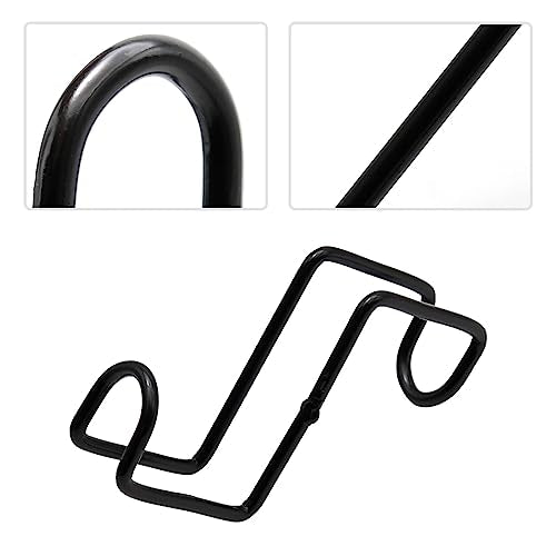 4 Inch Tack Hook, Over Rail Bridle Hooks Heavy Duty Horse Water Bucke, Horse Stall Hooks for Fence Stables Cloakroom Garage (6PCS) - size: 6 Pieces