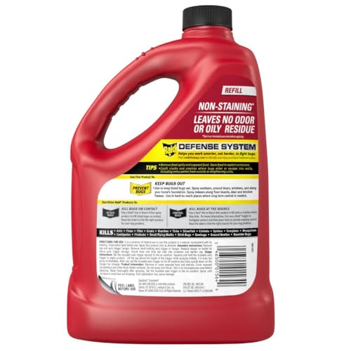 Raid MAX Perimeter Protection Multi Insect Killer Bug Spray, 1 Gal Refill