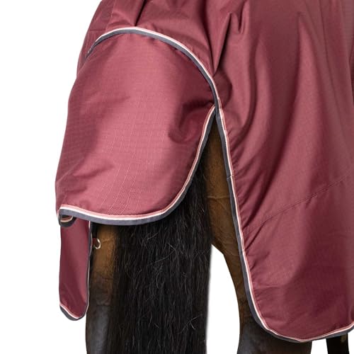 Horze Glasgow Waterproof Turnout Blanket - Lightweight No-Fill Rain Sheet - color: Blue, size: 75 in
