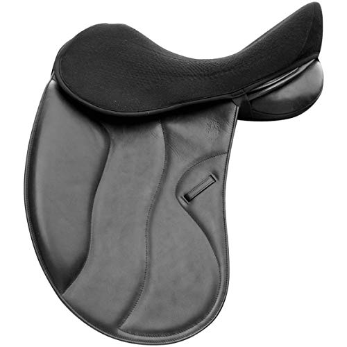Acavallo Gel Seat Saver Dri-Lex, 10mm Thickness, Large, Black, Horse Equipment Accessories