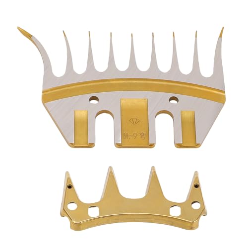 Sheep Shears Replacement Blades, Heat Treatment Sheep Clippers Blades for Llamas