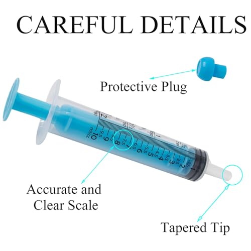 Puppy Tube Feeding Kit, 5 Sets Pet Feeding Syringes with Soft Feeding Tubes, Reusable Kitten Feeding Supplies for Puppies, Kittens, Rabbits, Birds, Goats and Small Animals