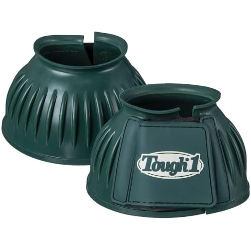 Tough 1 Heavy Duty Double Lock Bell Boots - color: Green, size: Large