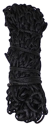 CHALLENGER Rope Braided Poly Horse Stall Trailer Hanging Slow-Feed Hay Bag 609SE-HayNetBag - color: Black, size: 40"