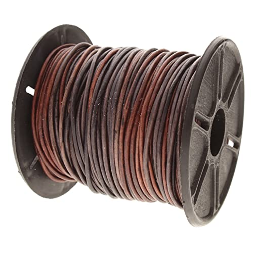 The Beadsmith Leather Cord – Gypsy Dyed Sippa – 1mm Spool – 25 Yards/22.86 Meters – Indian Leather Thong Ideal for Braiding, Beading, Necklaces, Fine Lacing, Hair Accessories & DIY Jewelry Making - size: 1mm, style: Gypsy Dyed Sippa – 25 Yards
