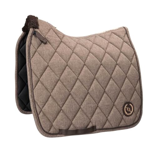 Back on Track Haze Collection Dressage Saddle Pad - color: Brown, size: Full
