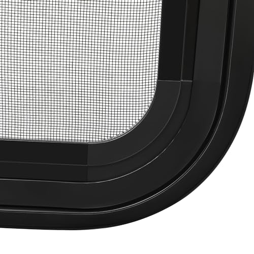 HECASA Vertical RV Window 12" W x 22" H, Replacement Cargo Trailer Windows - size: 12" W x 22" H