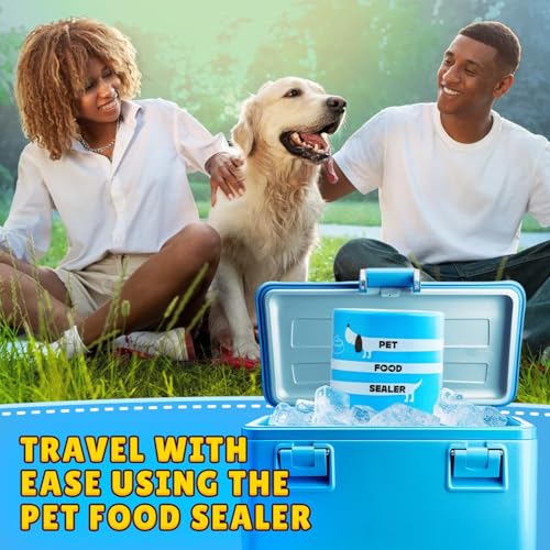 The Original Canned Dog Food Storage Container Patent Pending Reusable Airtight Can Cover Pet Food Sealer - Keeps Dog Food Can Fresh in the Fridge, Eliminates Odor, Easy to Use - color: Can - 1 pack