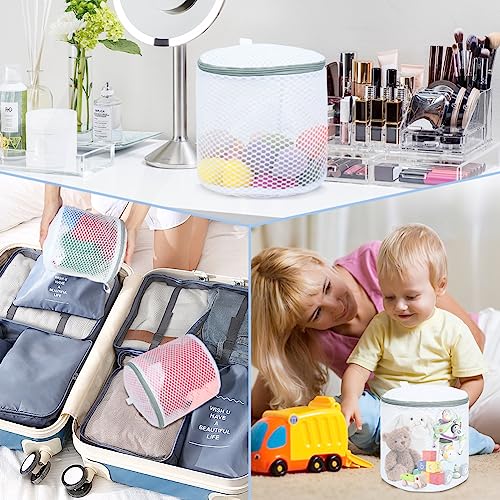 Vivifying Bra Bags for Laundry, 2 Pack Honeycomb Mesh Bra Washing Bags for Laundry, Washing Machine, Lingerie, Delicates, Sock and Baby Clothes - size: 2 Bra Bags (7" x 7.5")
