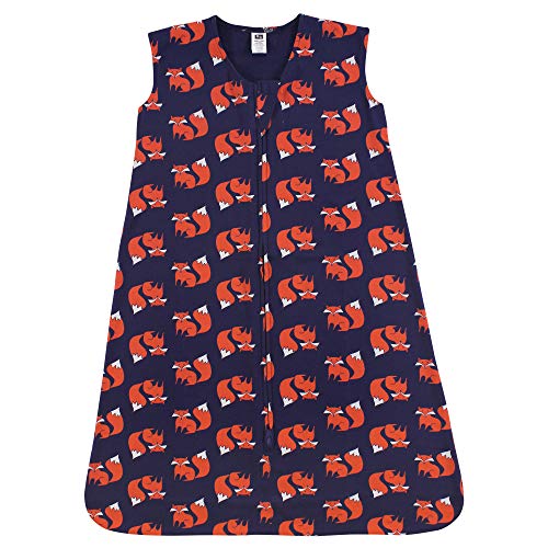 Hudson Baby Unisex BabyCotton Sleeveless Wearable Sleeping Bag, Sack, Blanket - color: Fox, size: 0-6 Months
