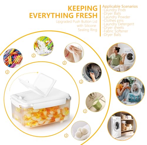 LivLab Mker 20 lb Airtight Rice Storage Container with Wheels, White | 20 lb rice or 15 lb flour capacity; airtight BPA-free bin with wheels keeps bulk dry food mobile, visible, and organized. - color: 10KG-A