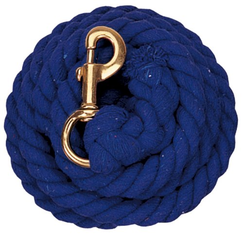 Weaver Leather Cotton Lead Rope, Blue, 10'