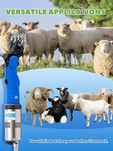 Sheep Shears Electric 850W, Infinite Speed Adjustable 2400-3000RPM