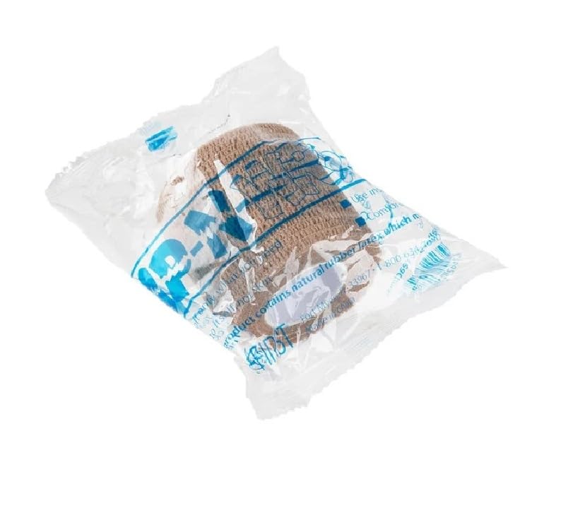 Medique Products 6102 Rip-N-Wrap Elastic Coheasive Wrap, 2" - size: 2-Inch