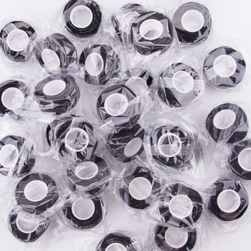 BQTQ 168 Rolls Elastic Adhesive Tape 1 Inch Self Adherent Bandages(Black) - color: Black, size: 1 Inch