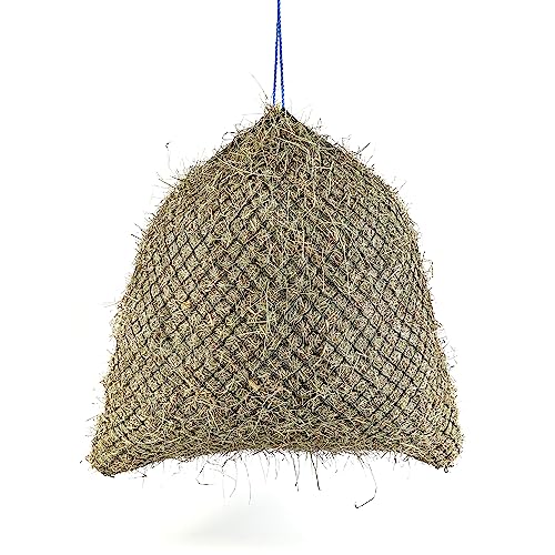 Shires Greedy Feeder Net - Slow Feed Horse Hay Net - 1.25-inch (3cm) Mesh Holes - Durable Nylon Construction Black / 47" - color: Black, size: 47"