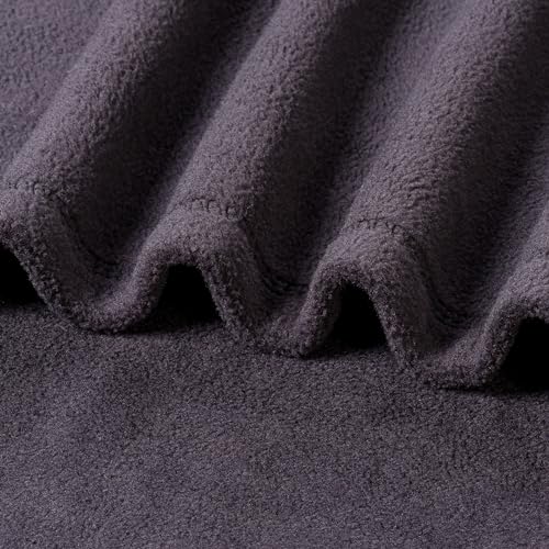 Berkshire Blanket Microfleece Throw Size Bed Throw Blanket Black, Lightweight Soft Breathable Plush Micro Fleece Throw Blanket for Travel, Bed and Couch, 50x60 Inches - color: Black, size: Throw/Throw XL