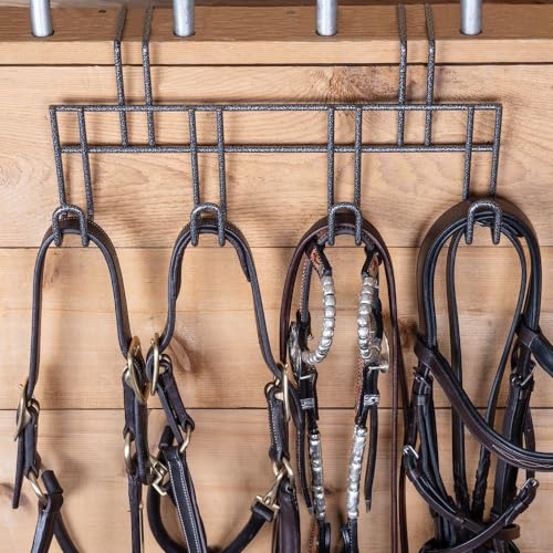 EASY-UP Pro Portable Bridle & Tack Racks | Essential Horse Equipment Organizer - style: 4 Hooks