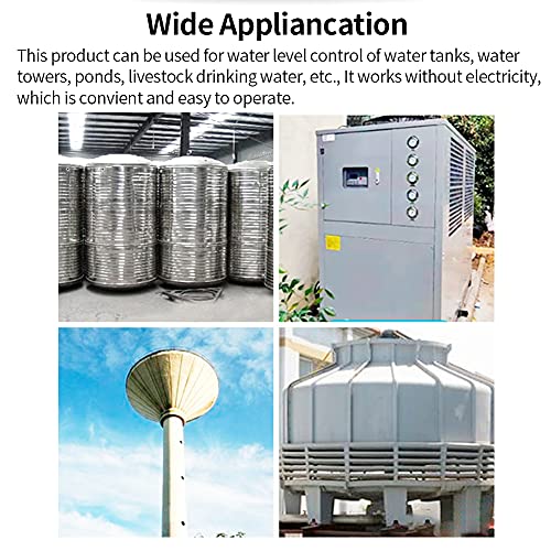 Water Float Valve 3/4 Inch Water Level Controller Built-In Water Tank Upgrade Float Valve for Livestock Tanks,Cistern,Toilet (1pcs 3/4" side inlet) - size: 3/4" Side Inlet
