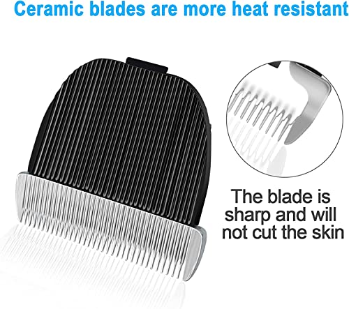 Replacement Blade Compatible with oneisall Low Noise Dog Clippers - color: 3 Pack(Cut Length 0.5mm)
