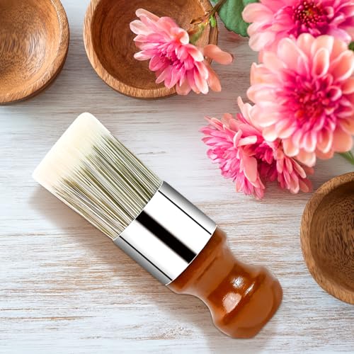 Horse Hair Brush for Leather and Furniture Salve - Durable Wax Brushing - size: Small