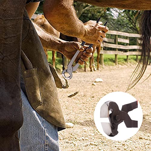 LONG RIVER Horse Farrier Hoof Tool Kit(7 Piece) with Carry Bag Horse Equine Metal Shears Farriers Hoof Nipper Cutter Handle Knife Stable Supplies Professional Hoof Trimming Tools