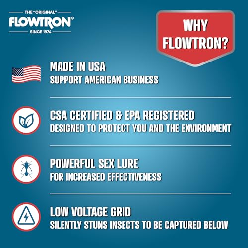Flowtron Indoor Fly Stun Unit, 80W UV, Pheromone Lure, 1200 Sq Ft