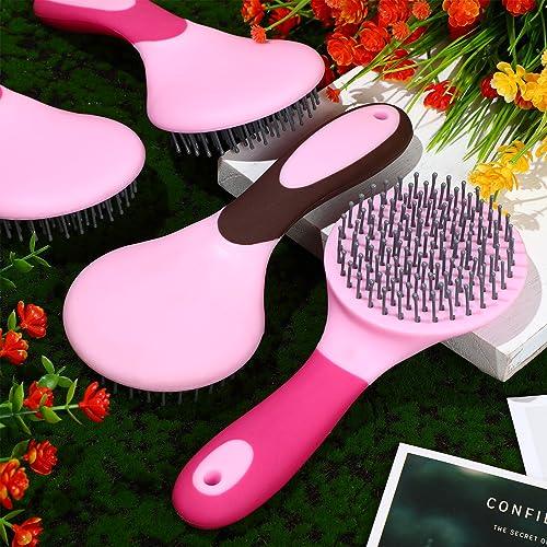 Zhehao 2 Pack Mane and Tail Brush Mane and Tail Horse Bog Brush with Grip Random Color