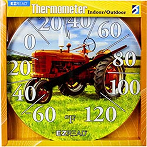 HEADWIND Consumer 034021 Ezread Dial Green Tractor Thermometer, 12.5"