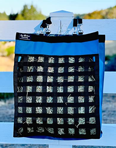 Star Point Horsemanship Teal Slow Feed Hay Bag
