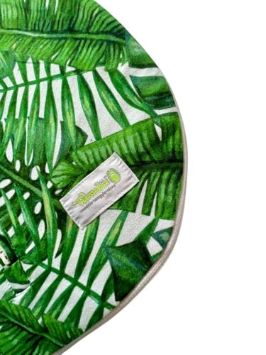 Woombie Grow with Me Baby Swaddle - Convertible Self-Soothing Swaddle Fits Babies 0-18 Months - Expands to Hands-Free, Legs-Out Wearable Blanket - Tropical Greens - color: Tropical Greens, style: Grow With Me