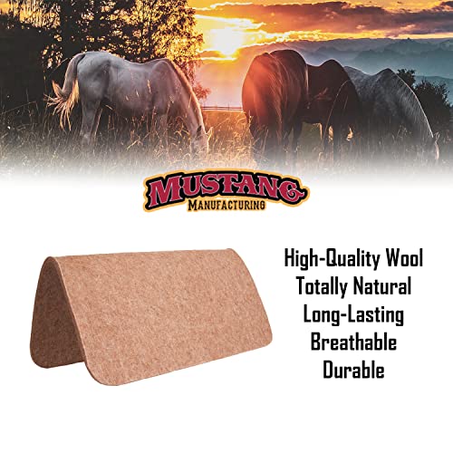 MUSTANGhorse-Saddle-Pads - color: Tan, size: 30Inx30In