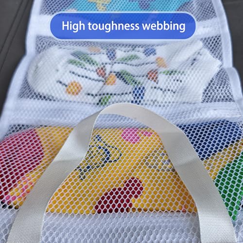 Mesh laundry bags for washing machine, can wash 10 pairs of socks, maintain shape, keep one pair,Laundry room organization suitable for socks and small items, 2pcs (Small) - size: Small