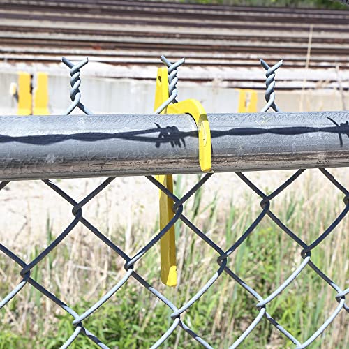 Chain Link Fence Metal Banana Clip Fabric Stretching and Tensioning Tool (Pack of 5)- Made in The USA