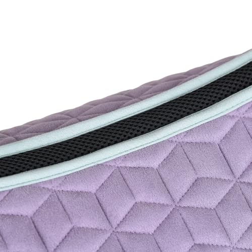 WeatherBeeta Suede Elite Air-Tec All Purpose Saddle Pad - color: Soft Lilac