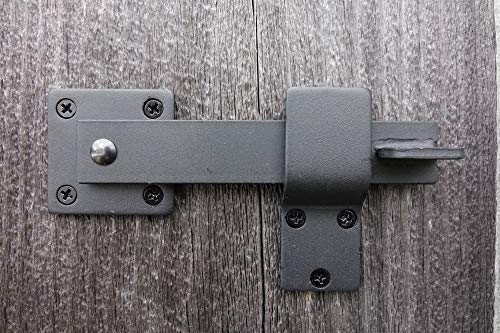 5.5" Hearth Creek Black Barn Door Hardware Farm Gate Latch