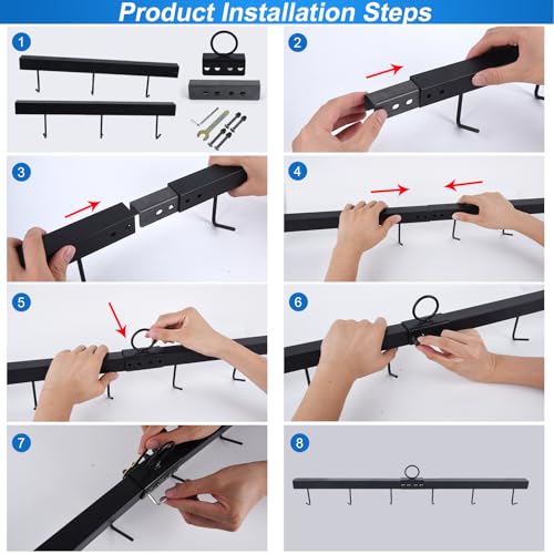 Fence Stretcher Chain Link 31.5" 6 Thicken Hook Fence Stretcher Bar