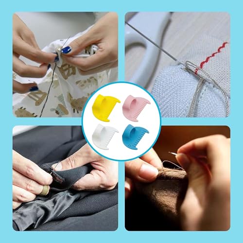 2mm-6mm Seam Guide for Hand Sewing Edge Lockranding Tool 5 PCS Set for Leather/Fabric/Craft Sew, White - color: White 2-6mm 5PCS